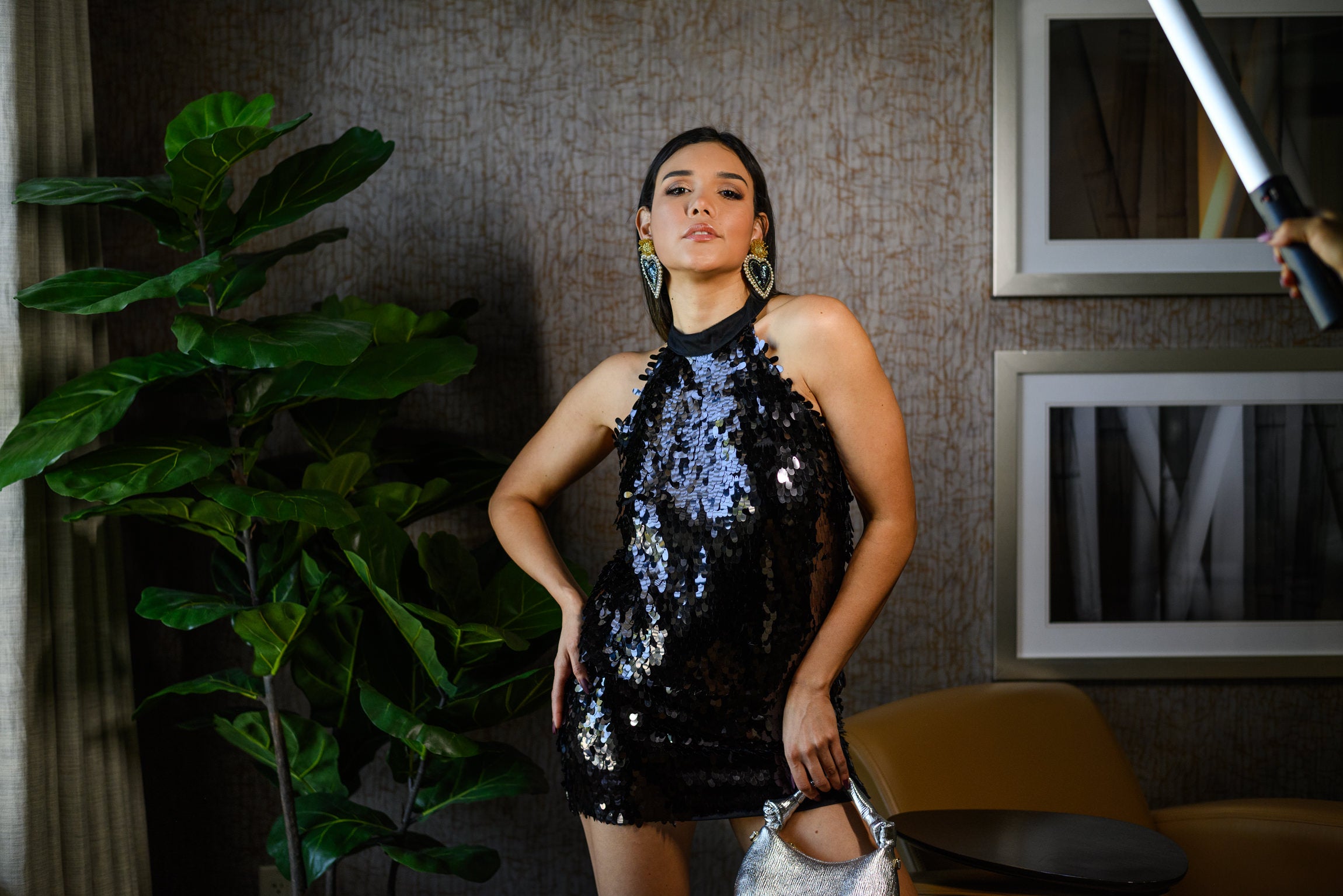 lulu sequin dress Lulu Set Iridescent Sequin