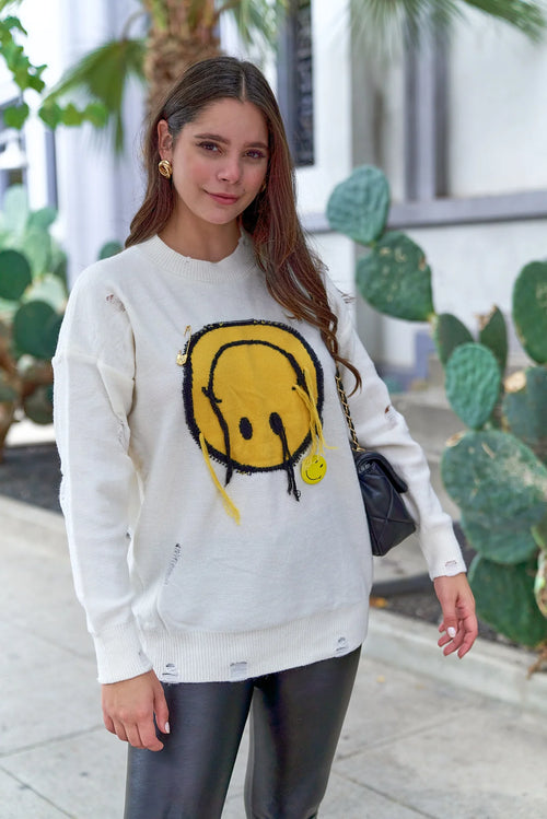 Happy Face Sweater