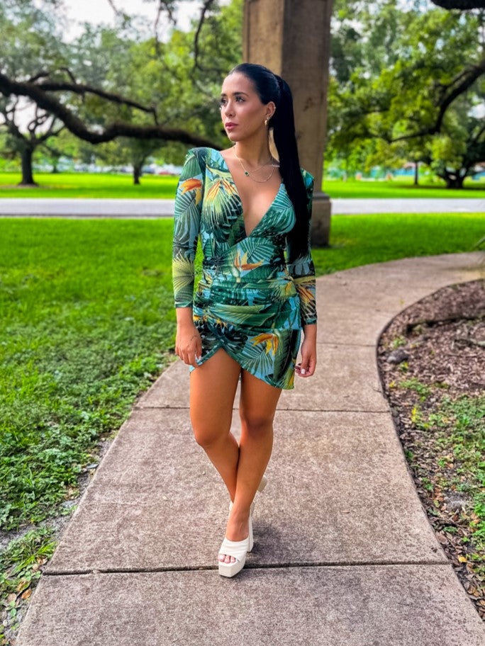 luna mini dress Luna V Neck Mini Dress | ZIMMERMANN