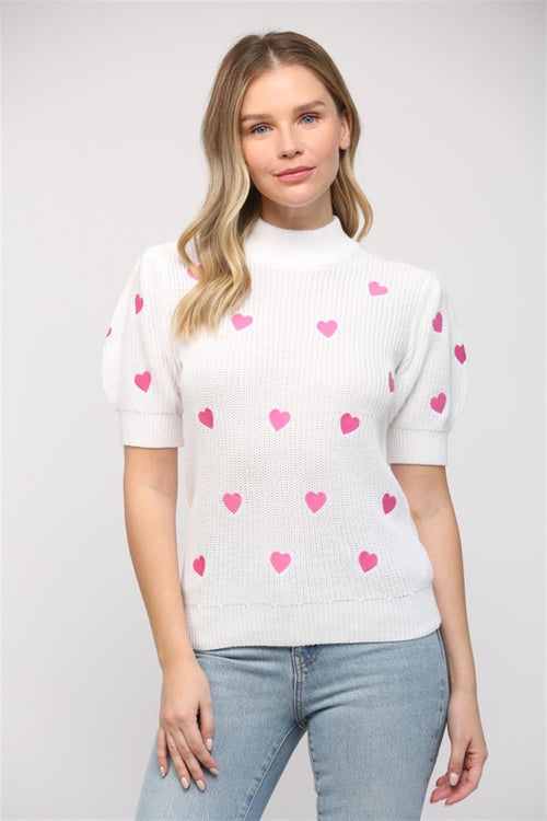 Love Hem Crop Sweater